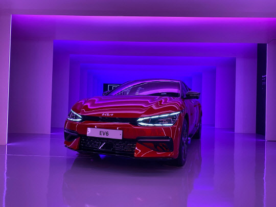 'EV6 언플러그드 그라운드 서울' 내 '라이프 존'. 장우진 기자